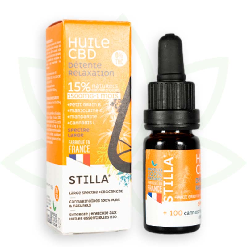 cbd oil relaxation relaxation 15 percent 10ml broad spectrum stilla france mafrenchweed 5