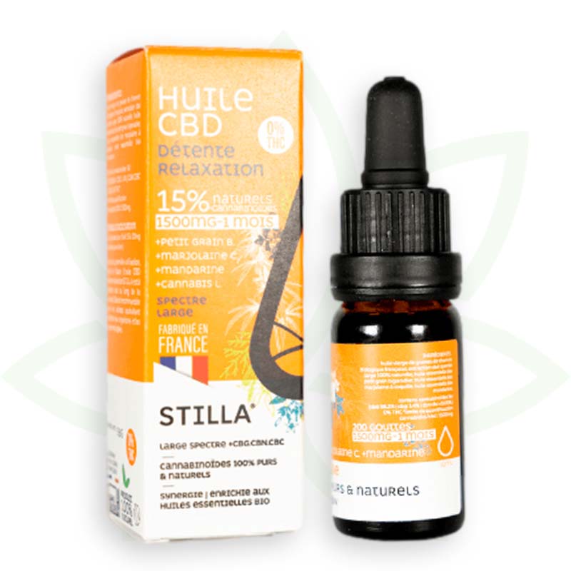 cbd oil relaxation relaxation 15 percent 10ml broad spectrum stilla france mafrenchweed 6