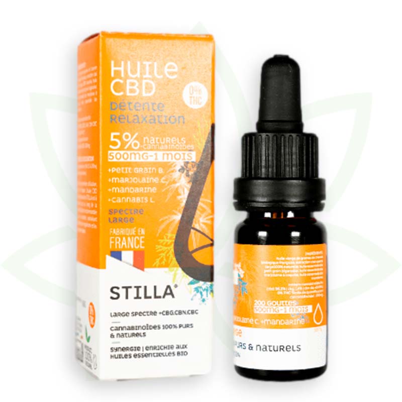 cbd oil relaxation relaxation 5 percent 10ml broad spectrum stilla france mafrenchweed 3