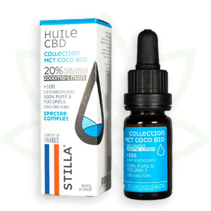 cbd mct coconut oil 20 percent 10ml full spectrum stilla france mafrenchweed 6
