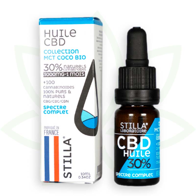 cbd mct coconut oil 30 percent 10ml full spectrum stilla france mafrenchweed 7
