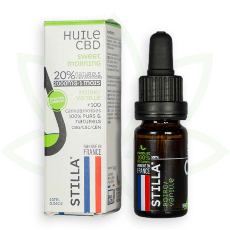 cbd oil sweet morning 20 percent 10ml full spectrum stilla france mafrenchweed 5
