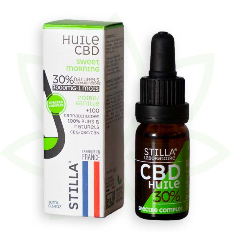 cbd oil sweet morning 30 percent 10ml full spectrum stilla france mafrenchweed 7