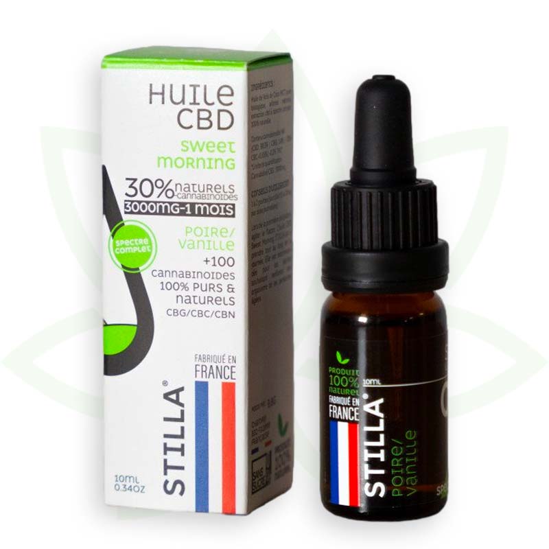 cbd oil sweet morning 30 percent 10ml full spectrum stilla france mafrenchweed 8