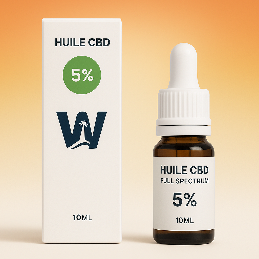 5% CBD fuldspektret olie 🇫🇷