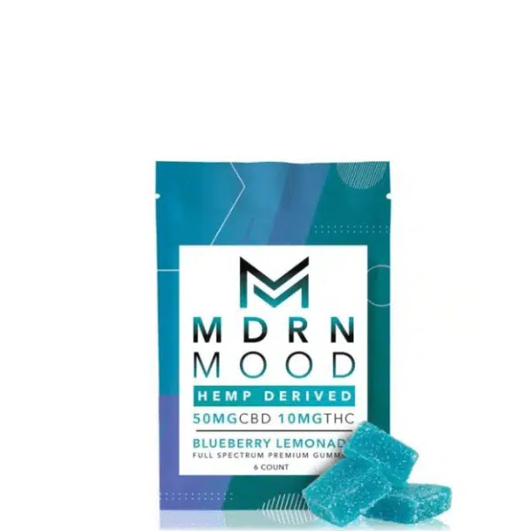 Blueberry-Lemon CBD candies (x6)