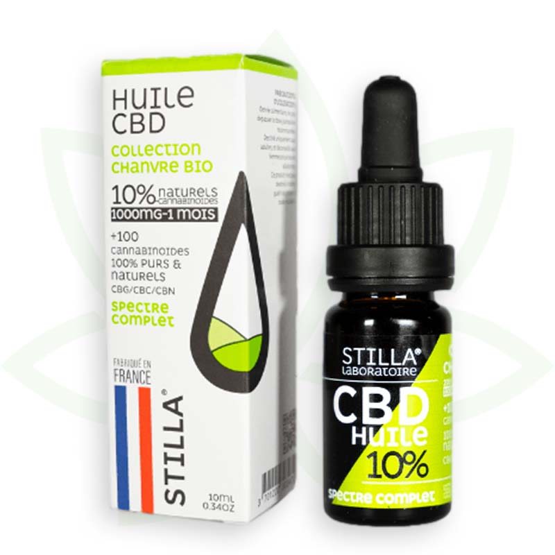 cbd hemp oil 10 percent 10ml full spectrum stilla france mafrenchweed 1