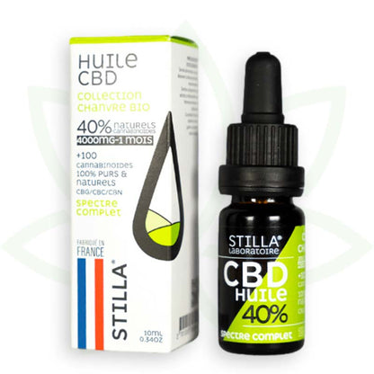 cbd hemp oil 40 percent 10ml full spectrum stilla france mafrenchweed 10