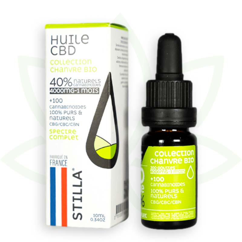 cbd hemp oil 40 percent 10ml full spectrum stilla france mafrenchweed 12