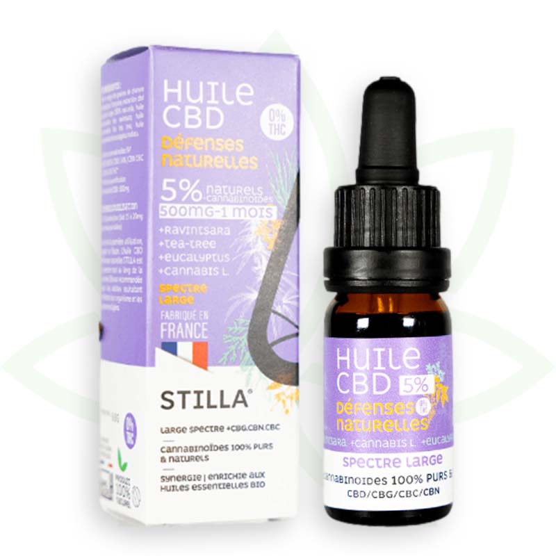 cbd oil natural defenses 5 percent 10ml broad spectrum stilla france mafrenchweed 1