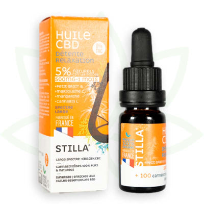 cbd oil relaxation relaxation 5 percent 10ml broad spectrum stilla france mafrenchweed 2