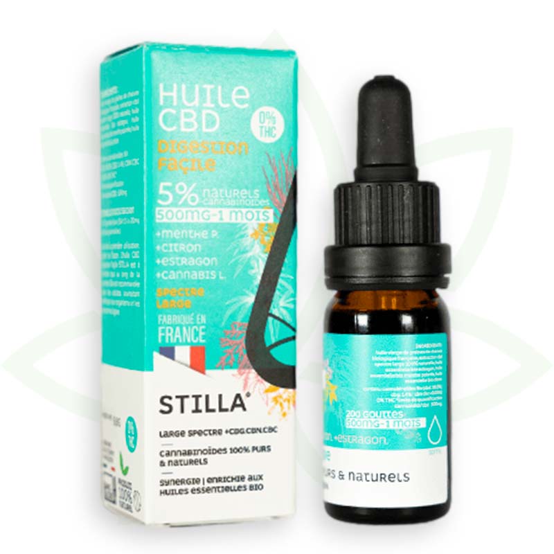 cbd oil easy digestion 5 percent 10ml broad spectrum stilla france mafrenchweed 3