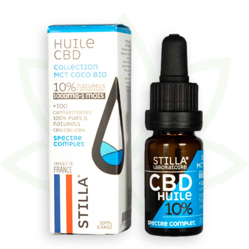 cbd oil mct coco 10 percent 10ml full spectrum stilla france mafrenchweed 1