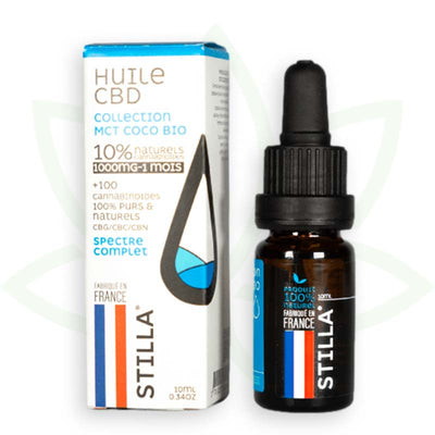 cbd mct coconut oil 10 percent 10ml full spectrum stilla france mafrenchweed 2