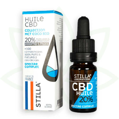 cbd oil mct coco 20 percent 10ml full spectrum stilla france mafrenchweed 4