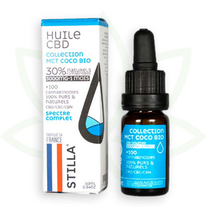 cbd oil mct coco 30 percent 10ml full spectrum stilla france mafrenchweed 9