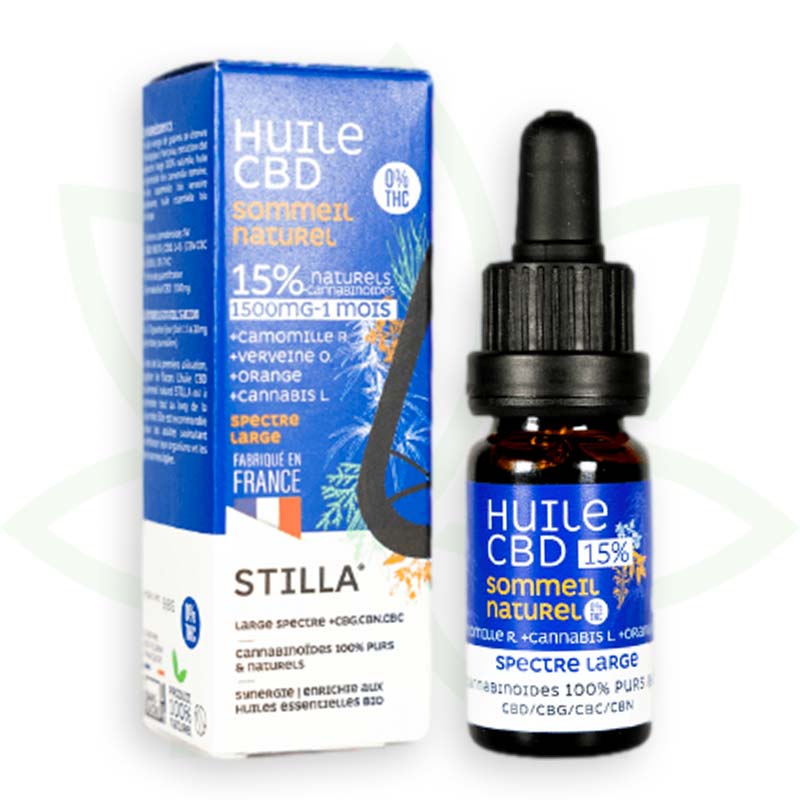 cbd oil natural sleep 15 percent 10ml broad spectrum stilla france mafrenchweed 4