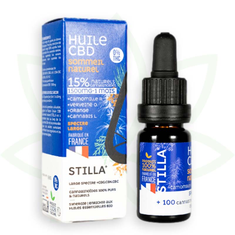 cbd sleep oil natural 15 percent 10ml broad spectrum stilla france mafrenchweed 5