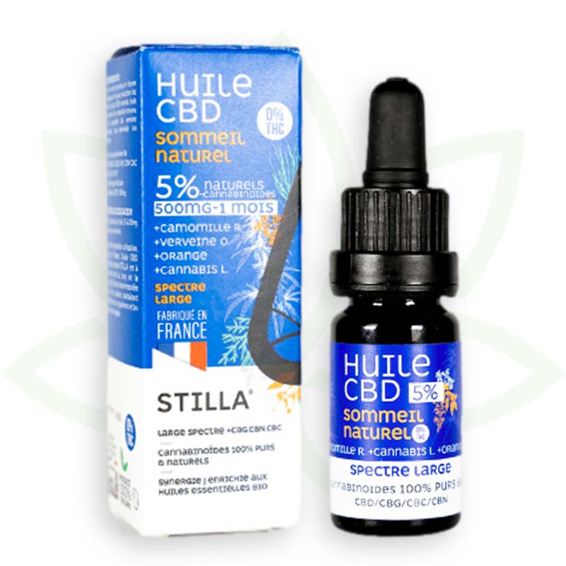 cbd sleep oil natural 5 percent 10ml broad spectrum stilla france mafrenchweed 1