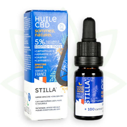 cbd sleep oil natural 5 percent 10ml broad spectrum stilla france mafrenchweed 2