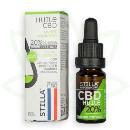 sweet morning cbd oil 20 percent 10ml full spectrum stilla france mafrenchweed 4