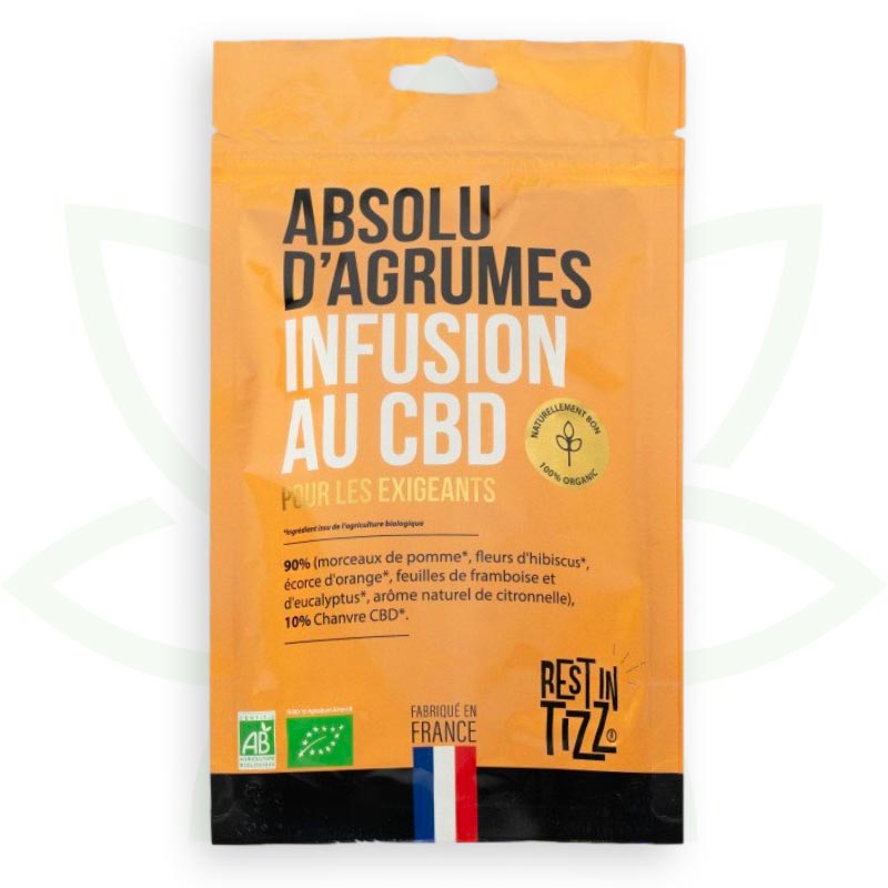 tisane cbd absolu agrumes infusion cbd bio rest in tizz mafrenchweed 1