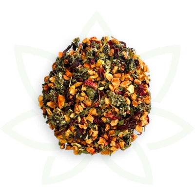 absolute cbd herbal tea citrus organic cbd infusion rest in tizz mafrenchweed 3
